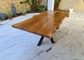 Rustic solid wood table